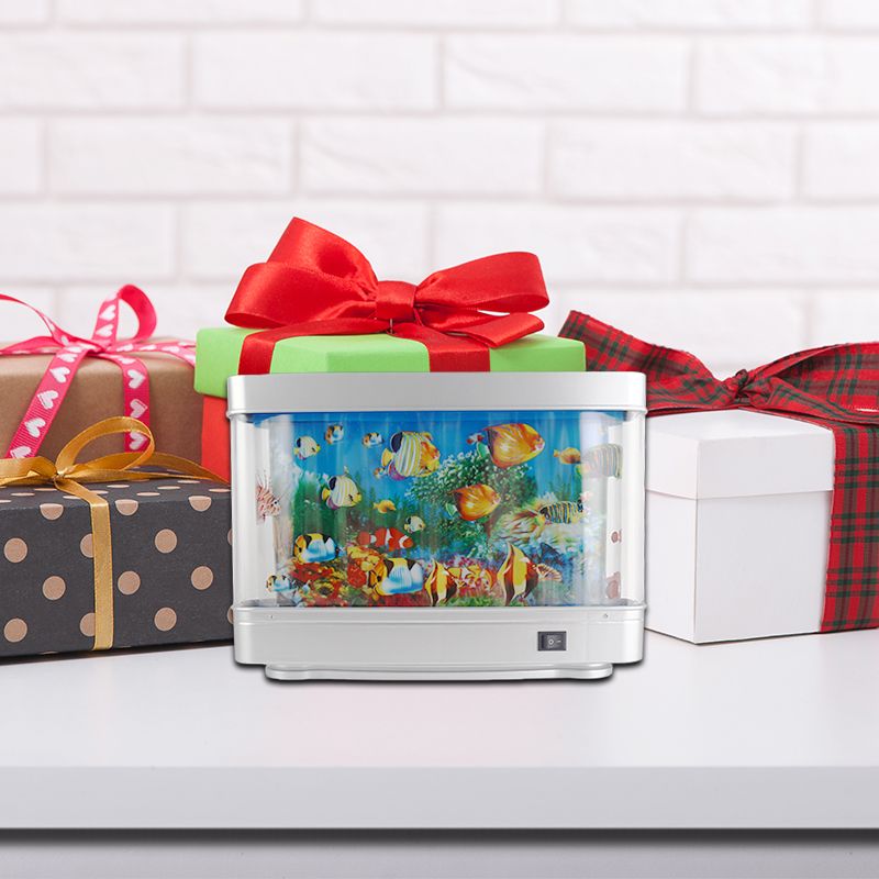 Lampe D’aquarium Avec Poisson Tropical Artificiel