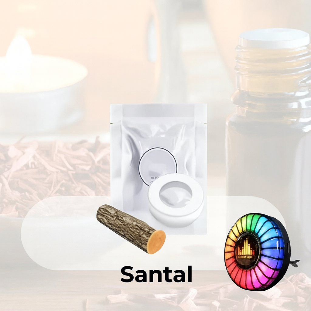 Lampe LED de voiture à rythme musical (avec diffuseur d'arômes)