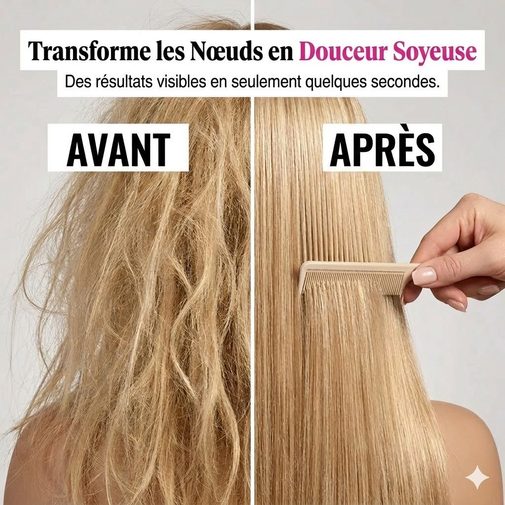 Spray lissant et disciplinant pour perruques