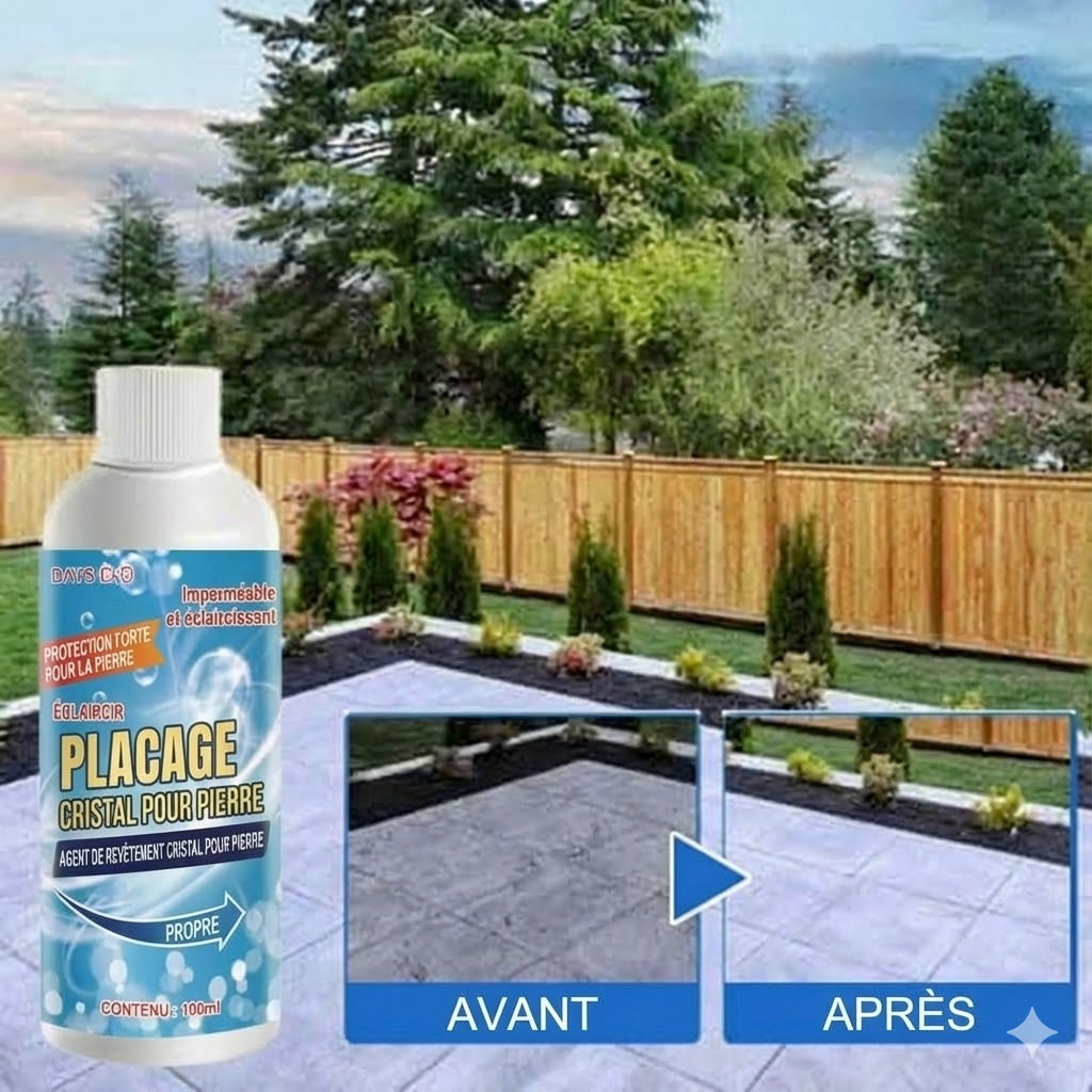 Cristal anticorrosion pour pierre – Élimine la rouille et les taches en toute sécurité