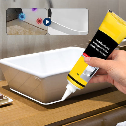 Mastic blanc imperméable multifonctionnel avec grattoir (avec grattoir)