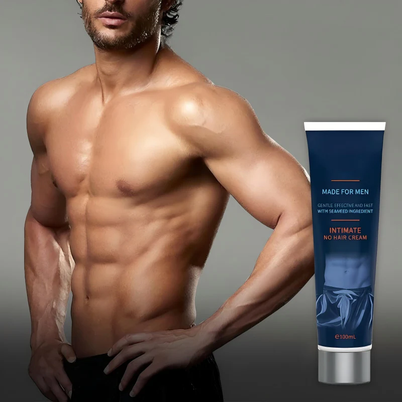 Crème dépilatoire à action rapide pour hommes