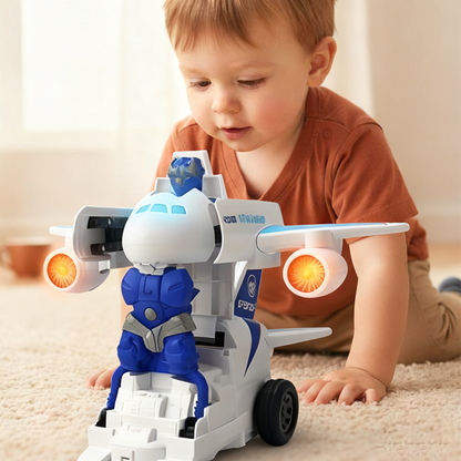 Avion robot électrique transformable 2 en 1