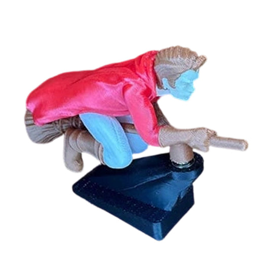 Décoration de tableau de bord balai magique