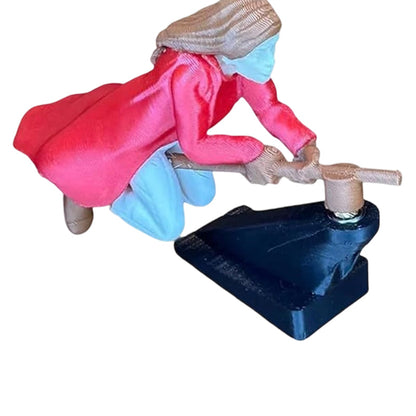 Décoration de tableau de bord balai magique