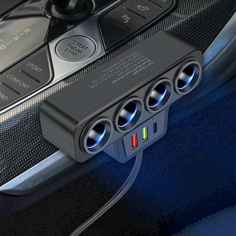 Adaptateur allume-cigare 7-en-1