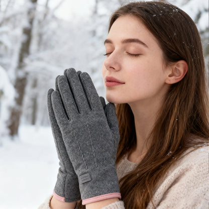 Gants coupe-vent, chauds et antidérapants compatibles avec écran tactile
