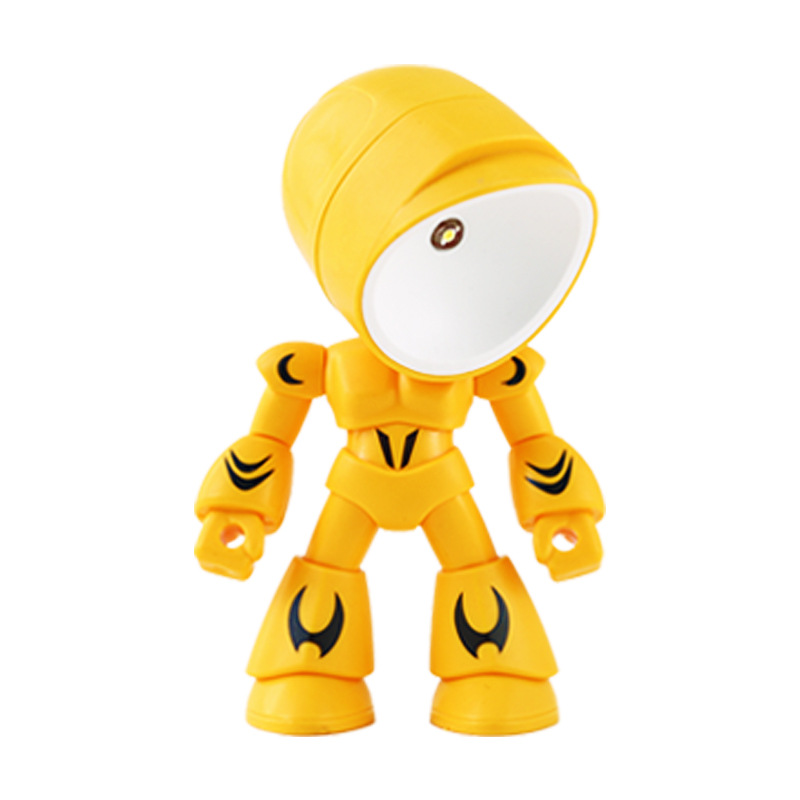 Lampe de table robot créative miniature