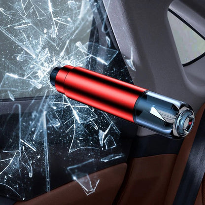 Marteau d'urgence + coupe-ceinture de sécurité