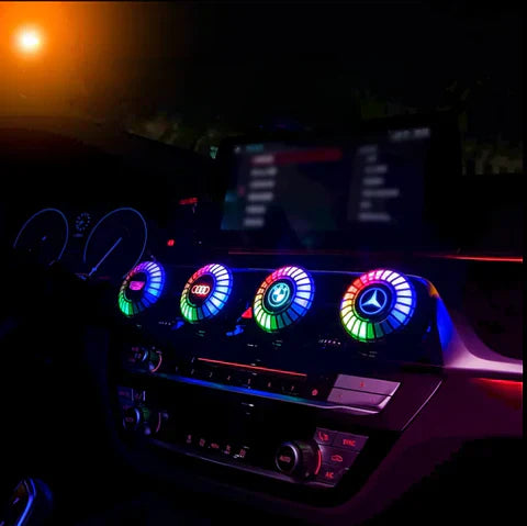 Lampe LED de voiture à rythme musical (avec diffuseur d'arômes)