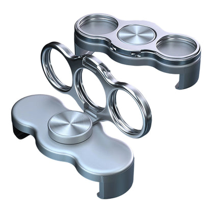 Double bague pour trois doigts avec clip à l'arrière