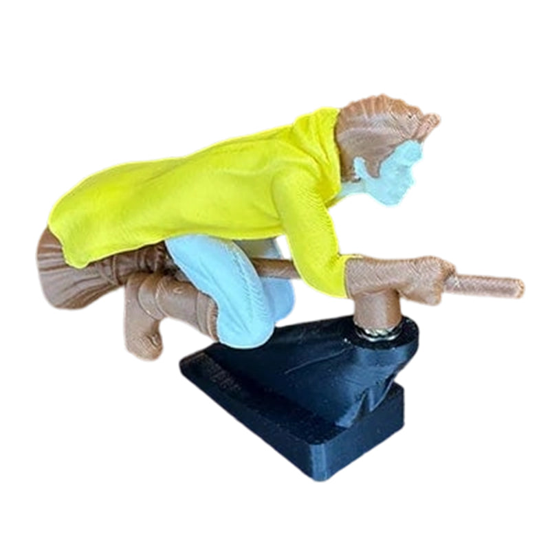 Décoration de tableau de bord balai magique