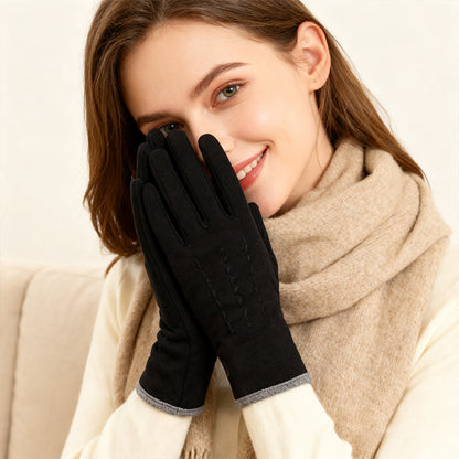 Gants coupe-vent, chauds et antidérapants compatibles avec écran tactile