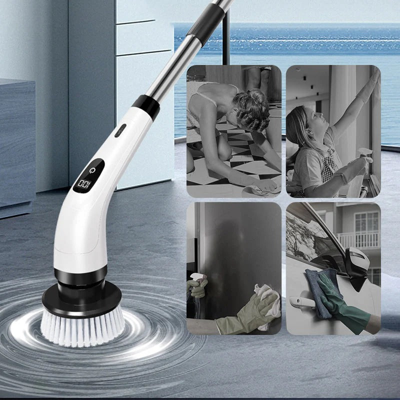 Brosse de nettoyage électrique 9-en-1