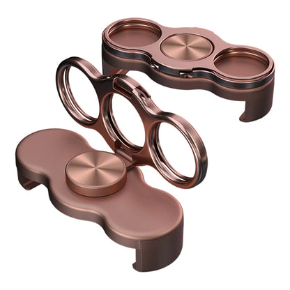 Double bague pour trois doigts avec clip à l'arrière