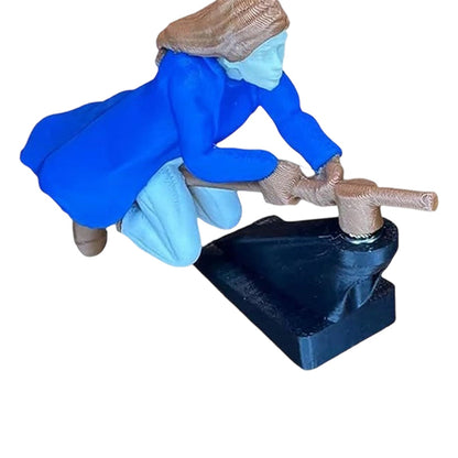 Décoration de tableau de bord balai magique