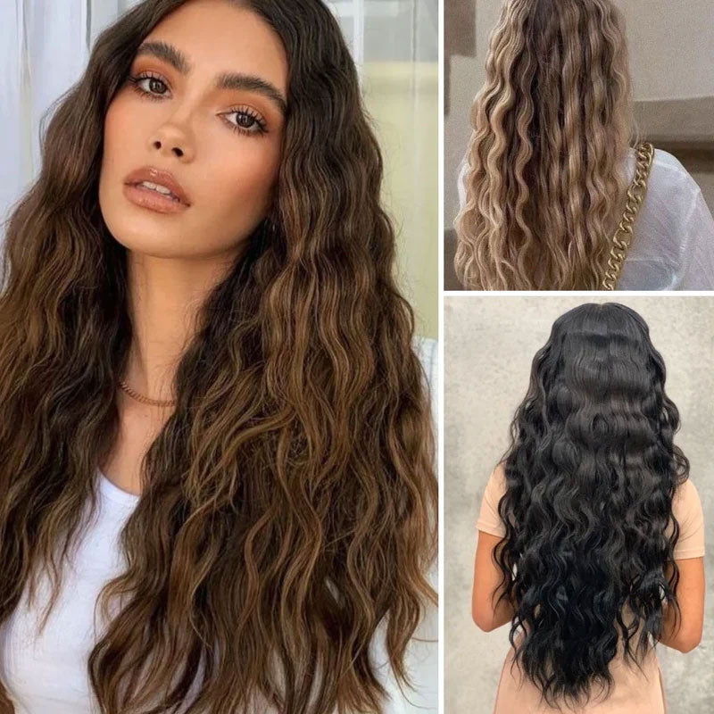 Fer à friser ondulé en forme de V