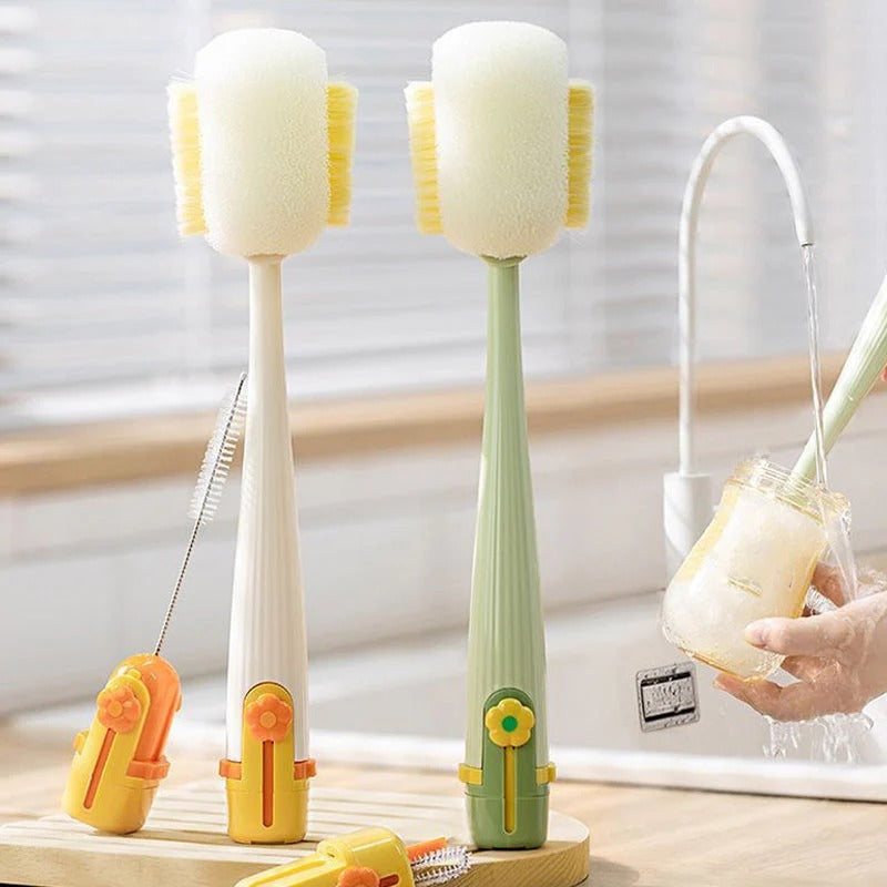 Kit de brosses de nettoyage 5 en 1 pour bouteilles d'eau