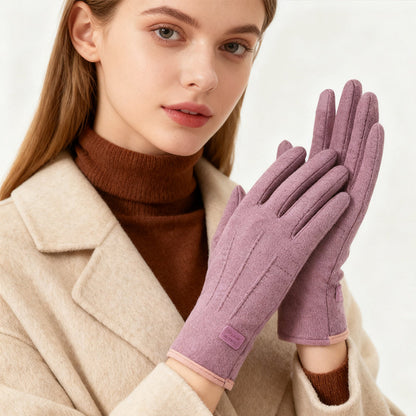 Gants coupe-vent, chauds et antidérapants compatibles avec écran tactile