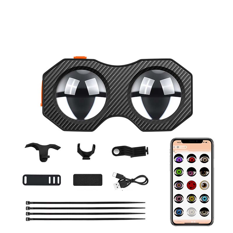 Feu arrière dynamique en forme d'œil du diable