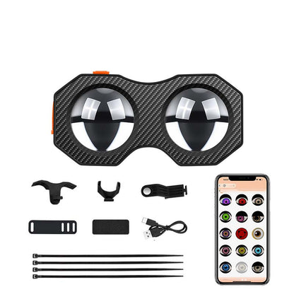 Feu arrière dynamique en forme d'œil du diable