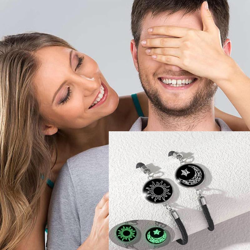 Bracelet de couple Zon & Maan avec veilleuse