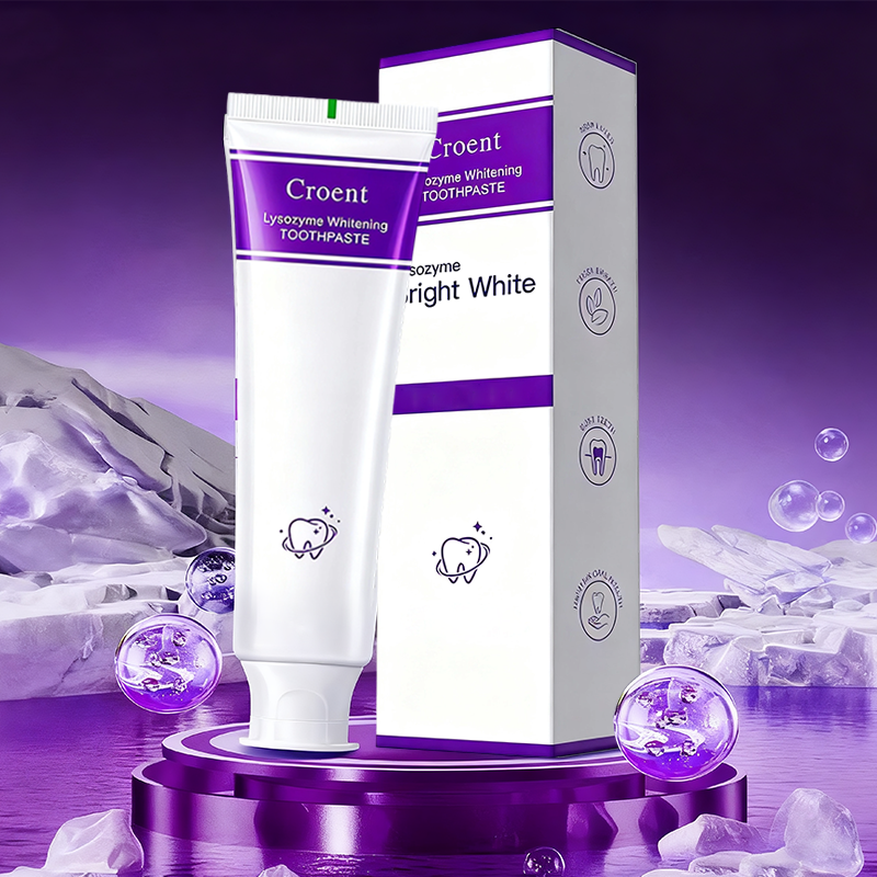 Dentifrice éclaircissant et anti-taches au lysozyme