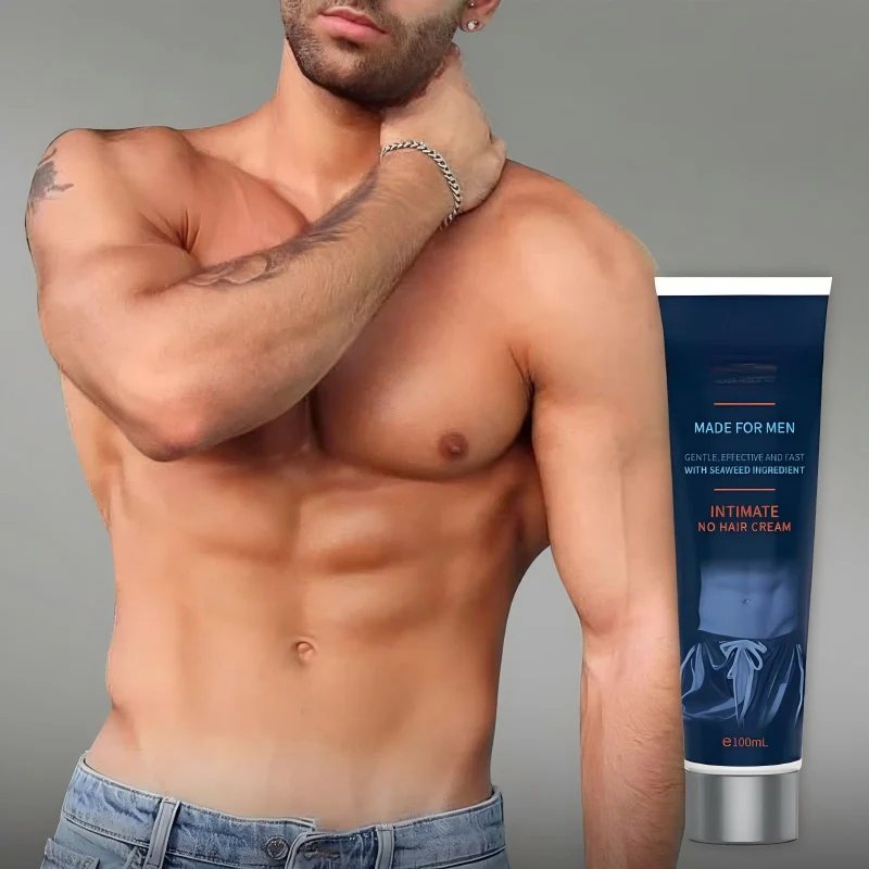 Crème dépilatoire à action rapide pour hommes