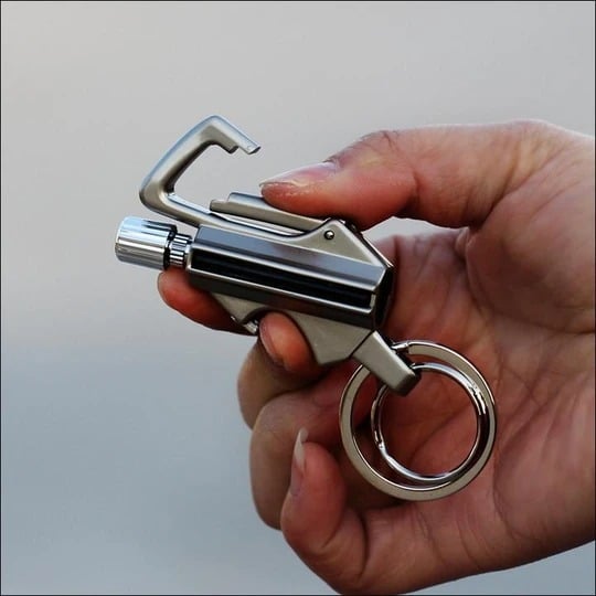 Porte-clés allume-feu en silex