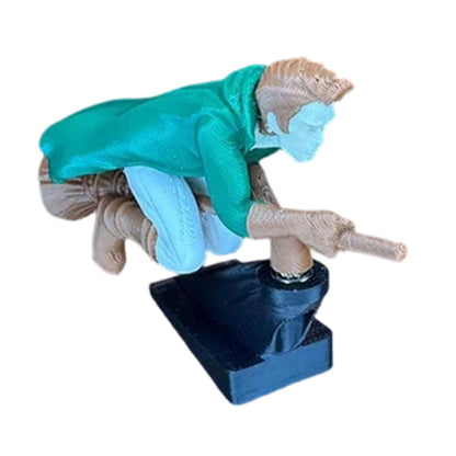 Décoration de tableau de bord balai magique