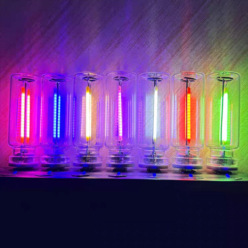 Veilleuse portable en verre à commande tactile et USB