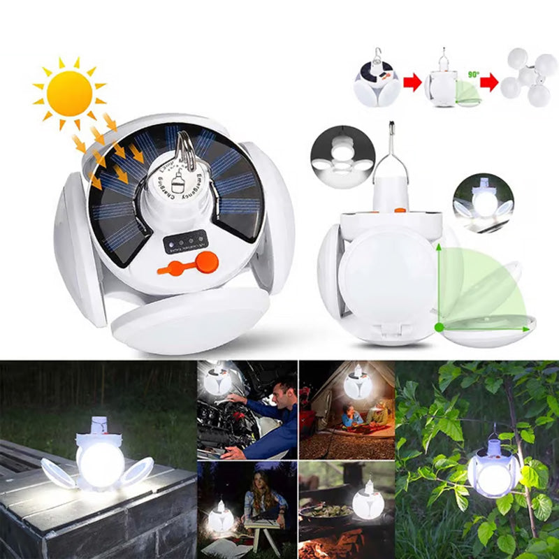 Lampe De Football Solaire Multifonctionnelle Pliable