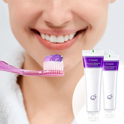 Dentifrice éclaircissant et anti-taches au lysozyme