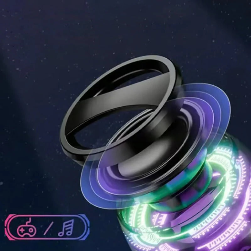 Ensemble d'enceintes Bluetooth compact et magnétique avec éclairage LED