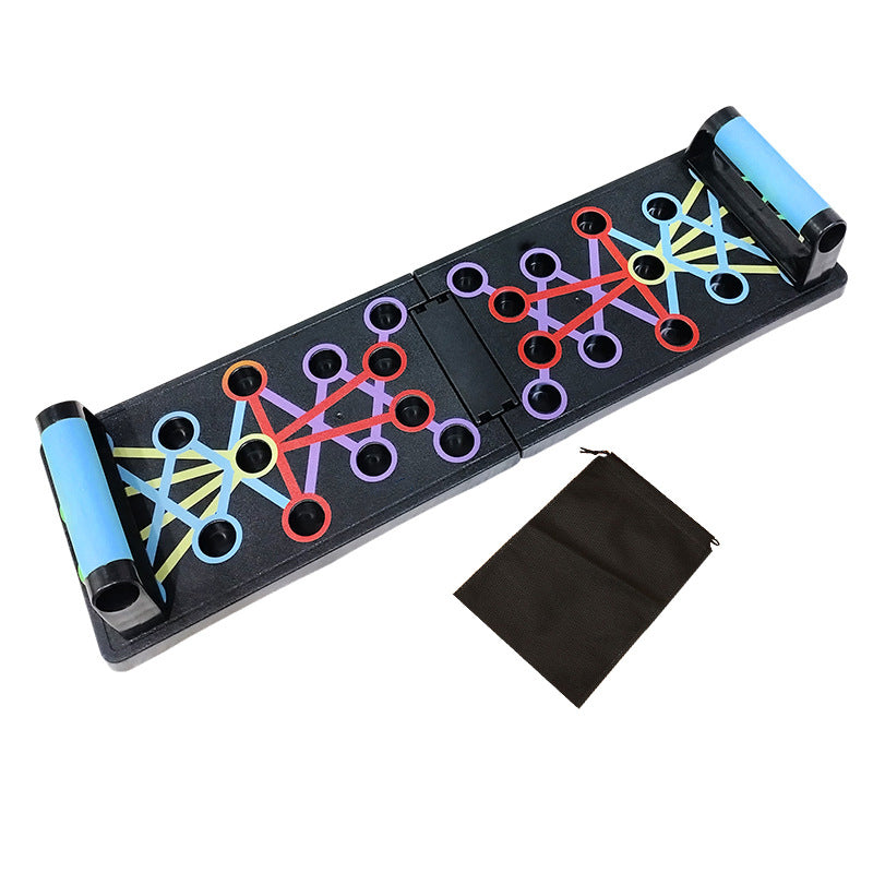 Planche d'haltérophilie pliable et multifonctionnelle