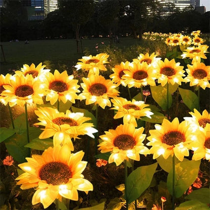 Lampes solaires étanches（3 Lampes de tournesol）