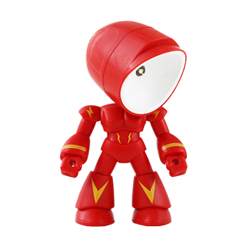 Lampe de table robot créative miniature