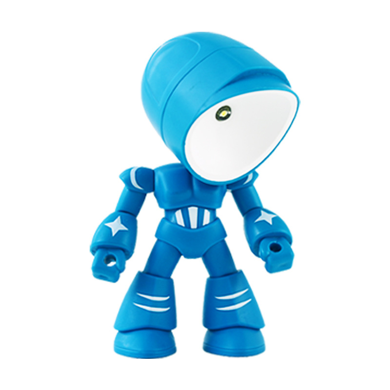 Lampe de table robot créative miniature