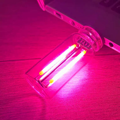 Veilleuse portable en verre à commande tactile et USB