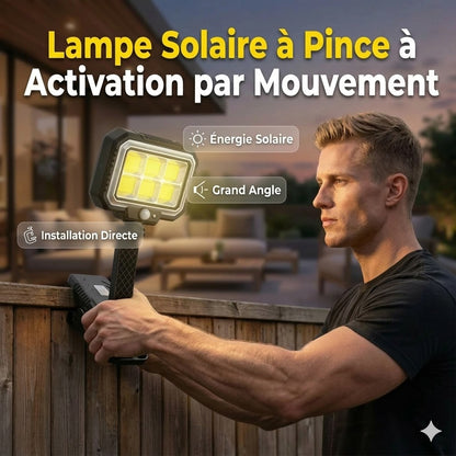 Lampe solaire d'extérieur – clipsez-la et votre jardin brille gratuitement !