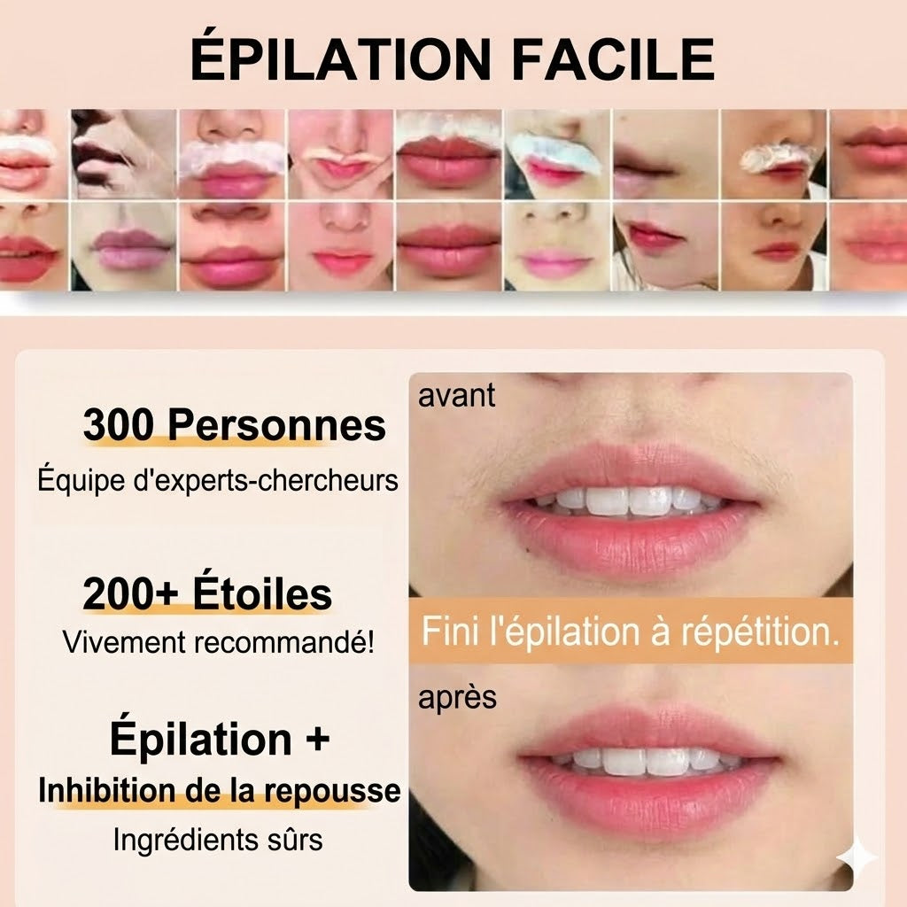 Crème Douce Et Indolore Pour L’élimination Des Poils Du Visage
