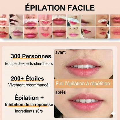 Crème Douce Et Indolore Pour L’élimination Des Poils Du Visage
