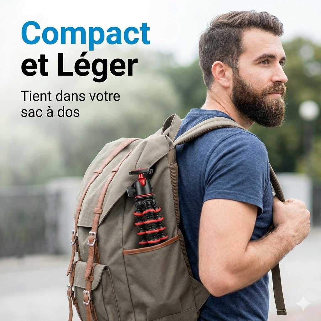 Mini trépied poulpe