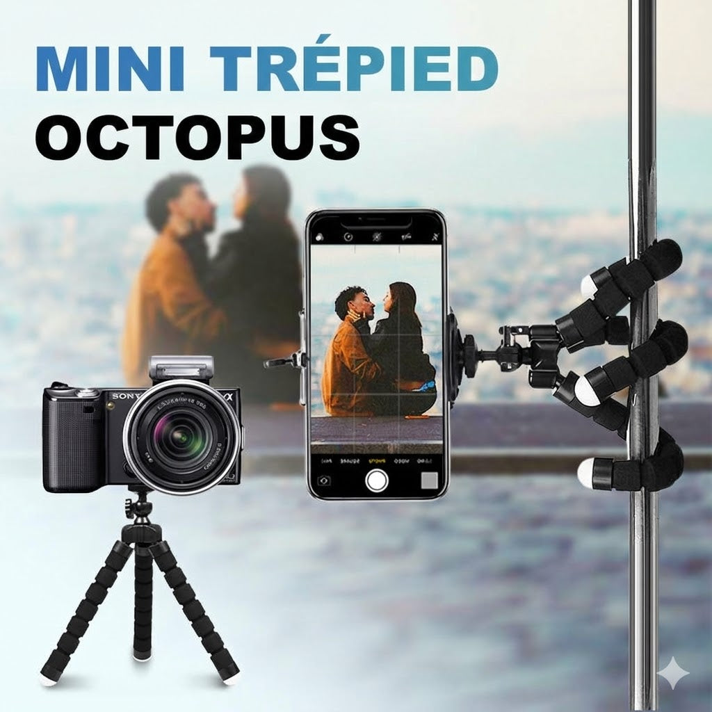 Mini trépied poulpe