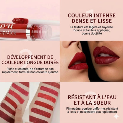 10 gloss mats, imperméables et longue tenue