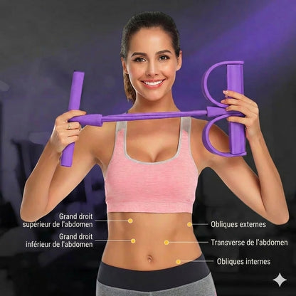 Appareil de récupération assis pour la maison : muscles abdominaux tendus