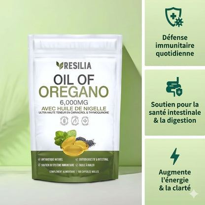 Huile à base d'origan