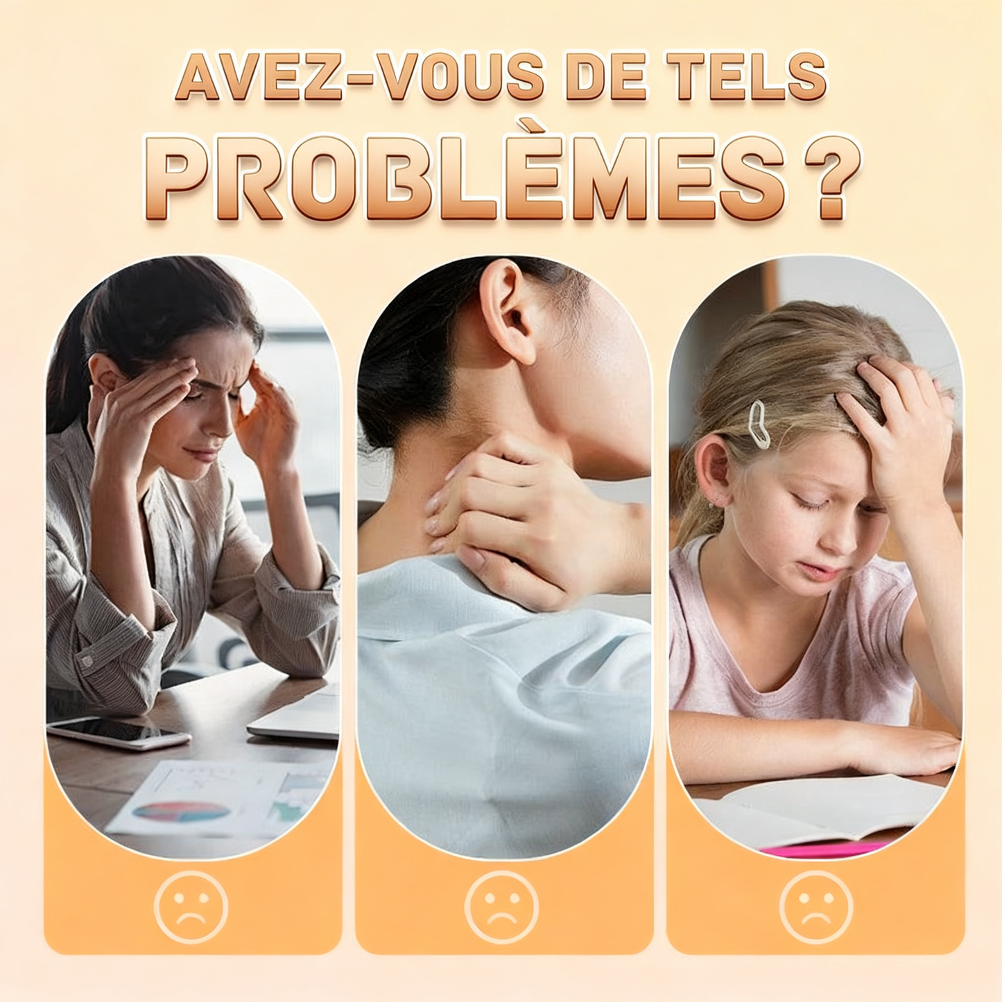 Peigne de massage en bois naturel