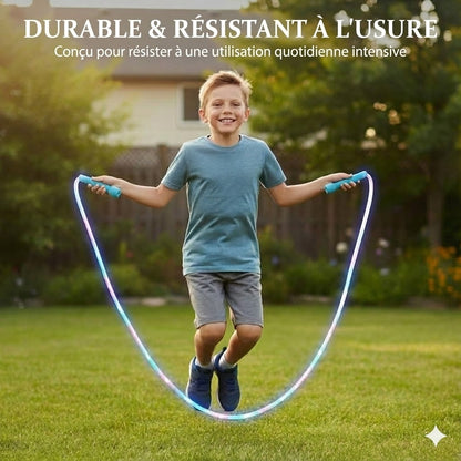 Corde à sauter lumineuse LED pour enfants