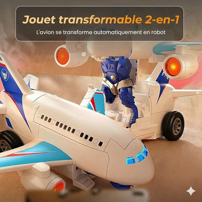 Avion robot électrique transformable 2 en 1